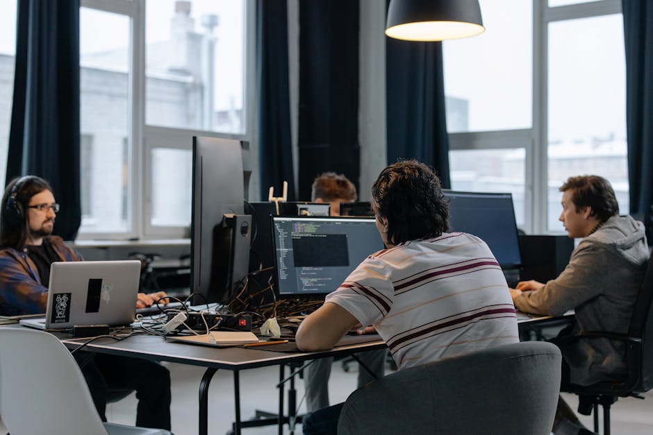 Team di esperti in intelligenza artificiale che collaborano